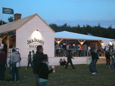 Jack Daniels Saloon at Leeds Festival